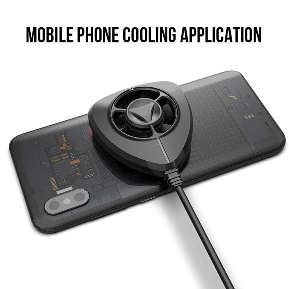 FL02 Universal Portable Mobile Phone Gaming Cooler Radiator Heat Cooling Fan