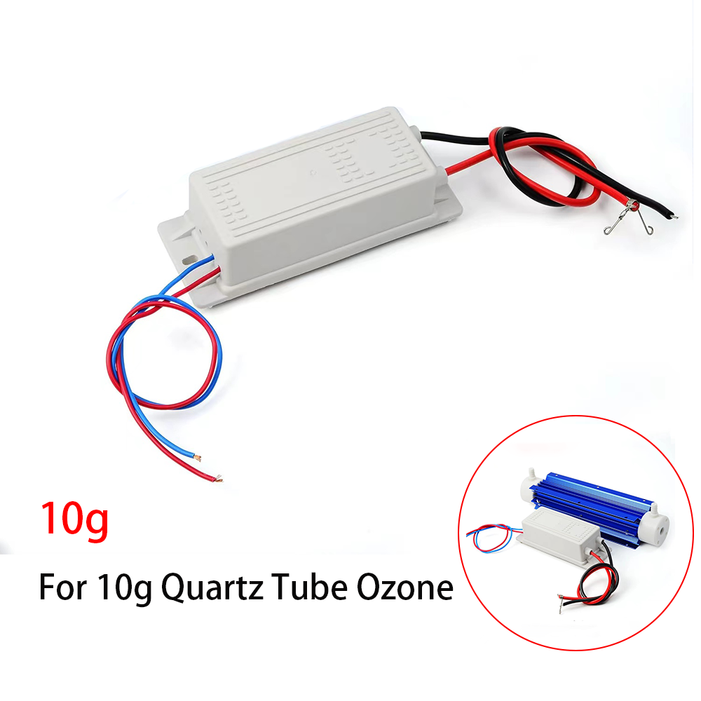 Generador de ozono de 5g, 10g, 20g, fuente de alimentación, pieza de generador de ozono DIY, componentes purificadores de esterilización de aire para generador de ensamblaje DIY