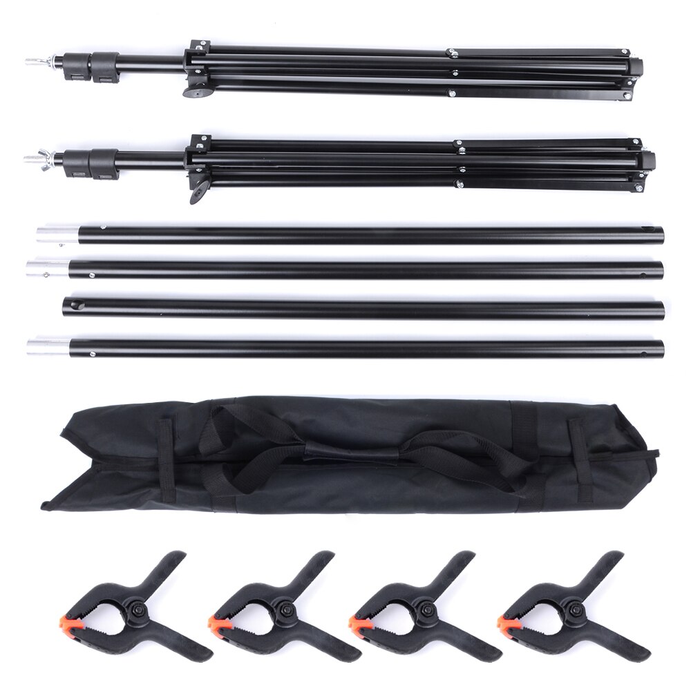 Photography Background Studio Stand Photo Green Screen Backdrops Support Backdrop Tripod Frame Chroma Key for Lighting Softbox