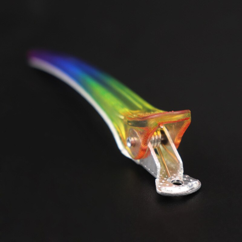 Universal heat-proof rainbow hair clip hairdressing hair cutting fixed hair clip salon barber shop styling tool