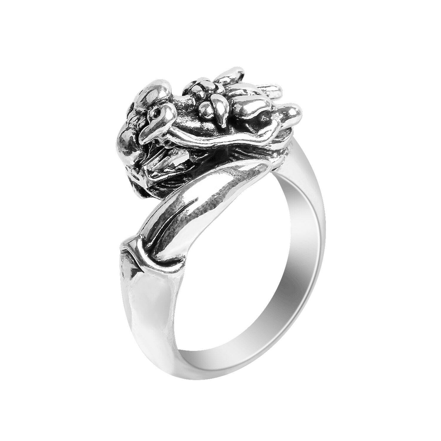 Animali Vintage Dragon Claw Snake Ring uomo donna Punk Hip Hop anelli di apertura personalità regolabile anelli gotici regalo gioielli