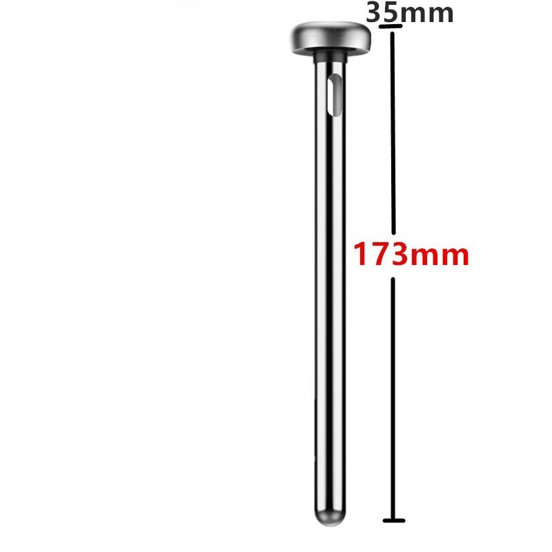 Kylpinne för vinflaskor i rostfritt stål med luftningsanordning och hällpipsfrys