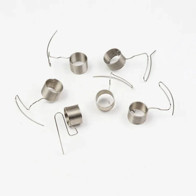Resortes de puente planos para coche, piezas de máquinas de coser industriales, accesorios de costura de bucle de hilo de punto de aguja única, 10 Uds.