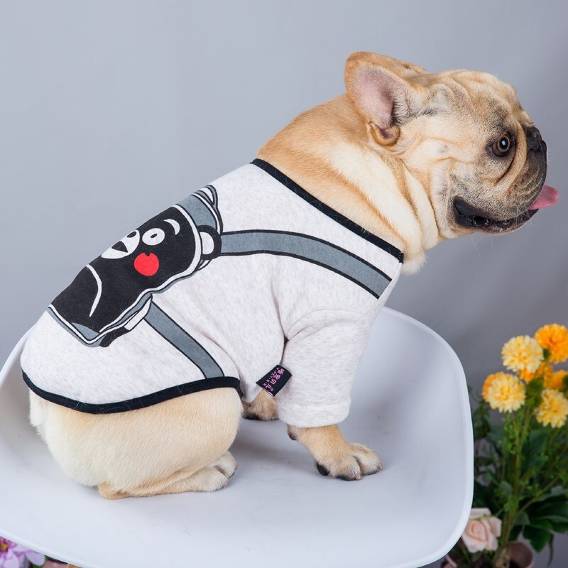 Hondenkleding Voor Kleine Middelgrote Honden Franse Bulldog Rugzak Gedrukt Hond Jasje Puppy Kleding Yorkshire Outfit S-2XL