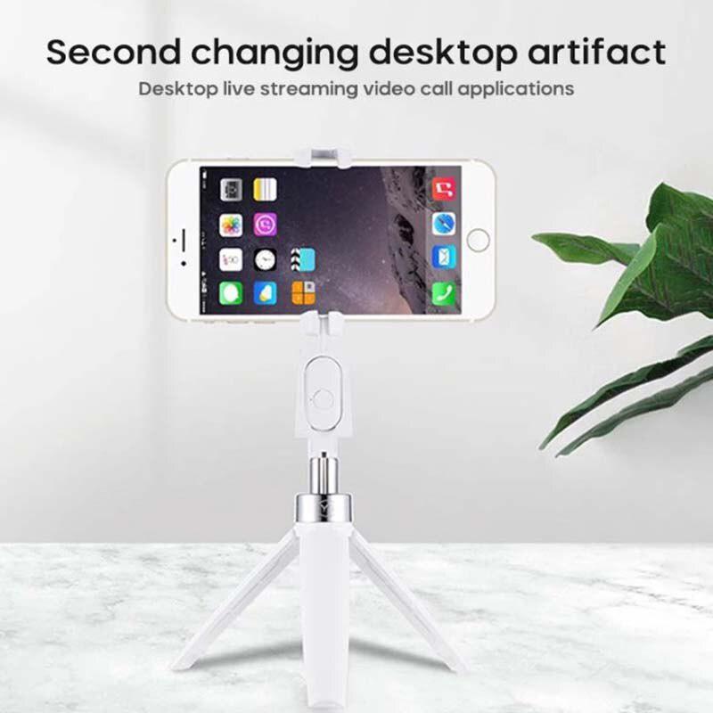 Bluetooth Wireless Selfie Stick Tripod Portable Universal Remote Control Telescopic Monopods for Smartphones Sport Action Camera