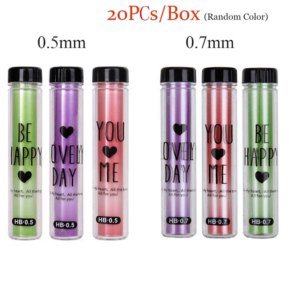 3 Boxes Mechanical Pencil Lead 0.5mm/0.7mm HB Pencil Rod Graphite Automatic Refill Writing Drawing Tools Office School Supplies