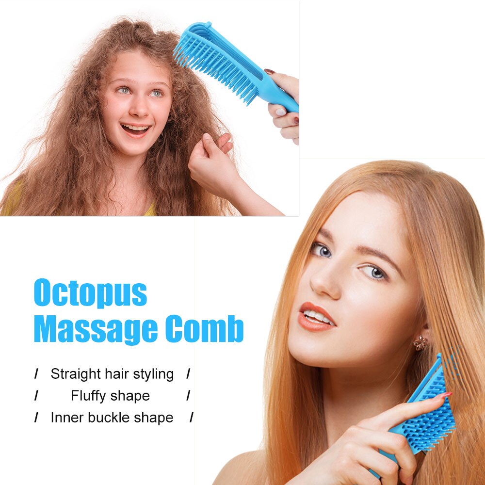 Brosse de Massage du cuir et du cuir chevelu, grattoir de tête, râteau en cuir pour chat, peigne à cheveux, Relaxation du corps