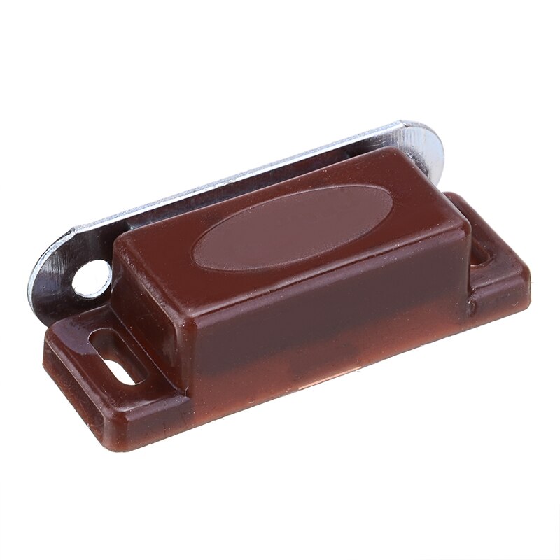 10pcs Plastic Magnetic Door Catches Cabinet Cupboard Door Magnetic Catch Latch Stopper Self-Aligning Magnet Furniture Hardware