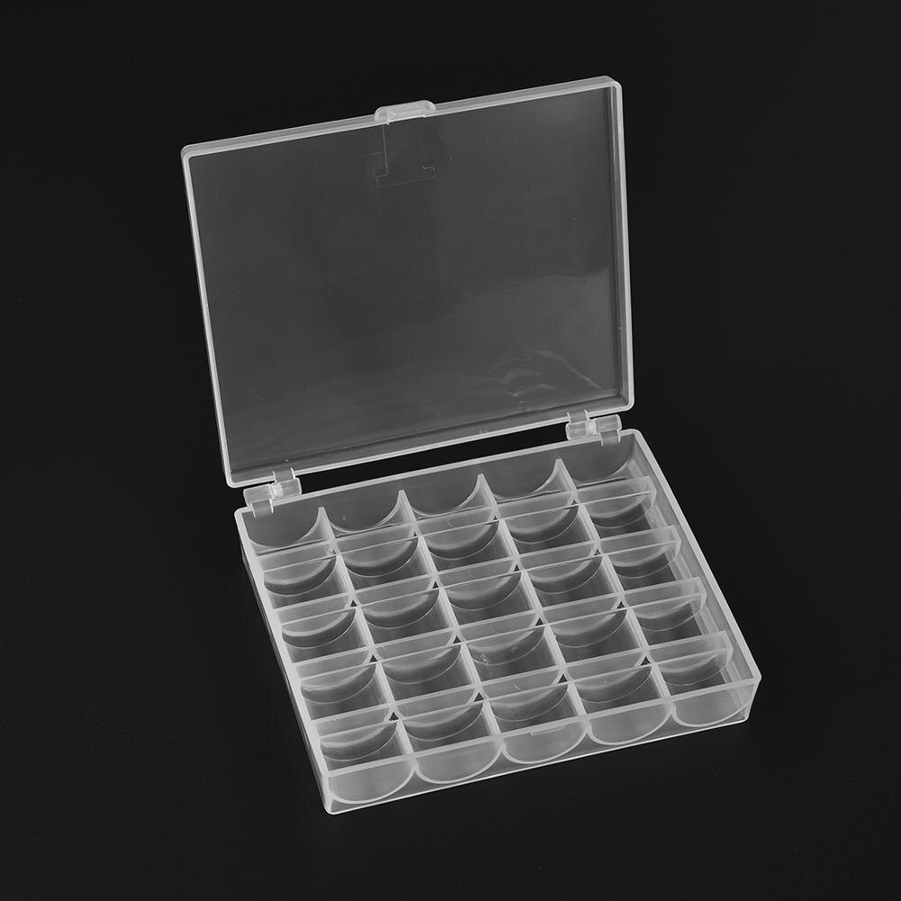 Sewing Bobbins Box Set Bobbin Case Stitch Machine Spools Sewing Supplies Storage Box For Sewing Tools Accessories