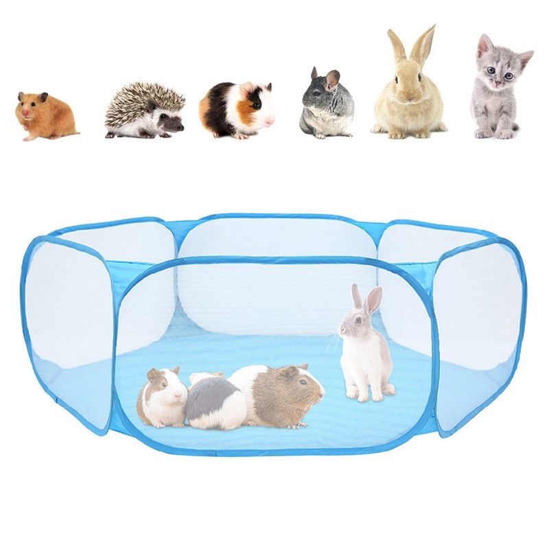 Valla portátil plegable para mascotas, jaula para animales para perros y gatos pequeños, vallas para parque infantil, para Hamster, Chinchillas y cobayas