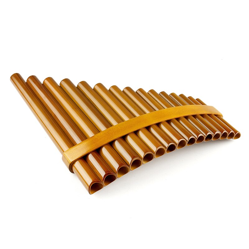 15 pipas de bambú Natural folklórico de China instrumento Musical Pan Flauta instrumento de viento Panpipes G clave Flauta hecha a mano Panflute