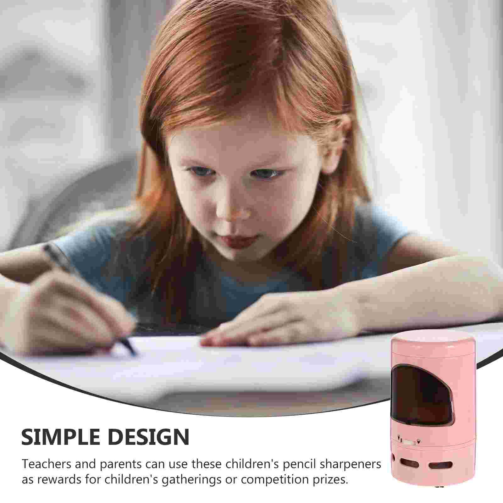 Electric Pencil Sharpener Desktop Dust Cleaner Multi-function Students Sharpener