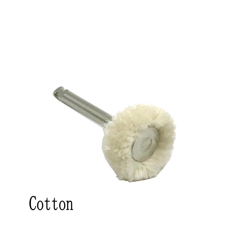 10 Pack Dental Cotton Polishing Wheels – Prophy Brushes For Rotary Tool – Unbranded
