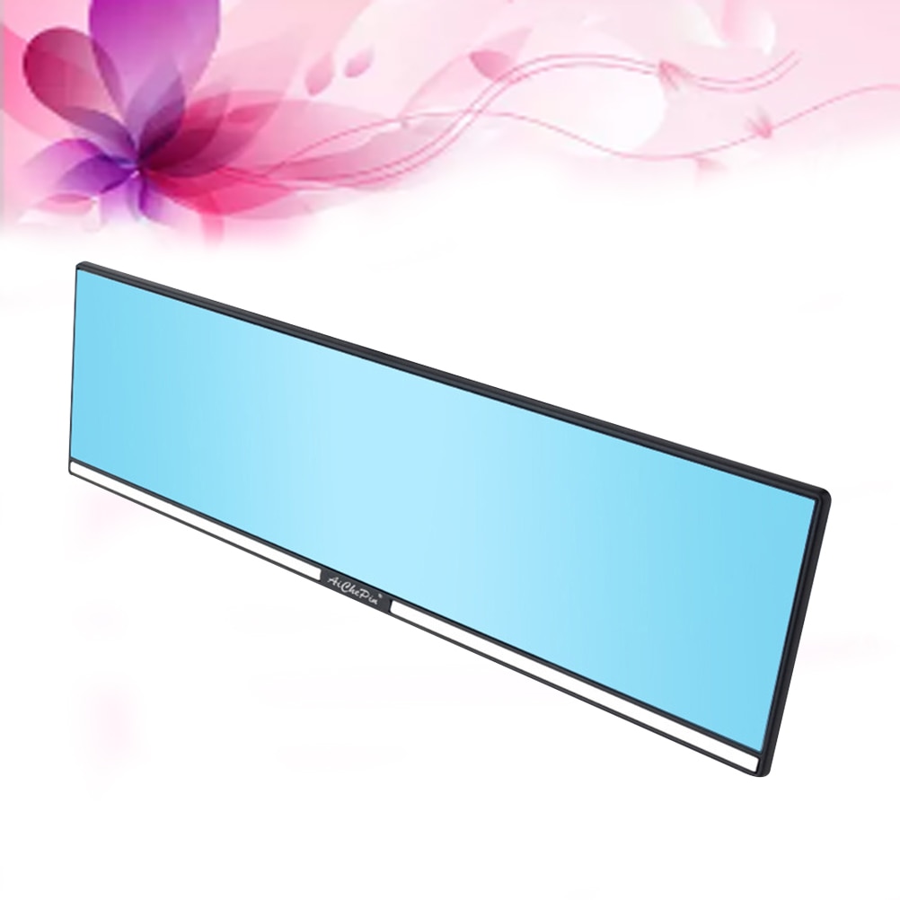 1Pcs Anti-glare Anti-dazzling Universal Car Rear View Mirror Blue Glass Large Vision Interior Rearview Mirror A30