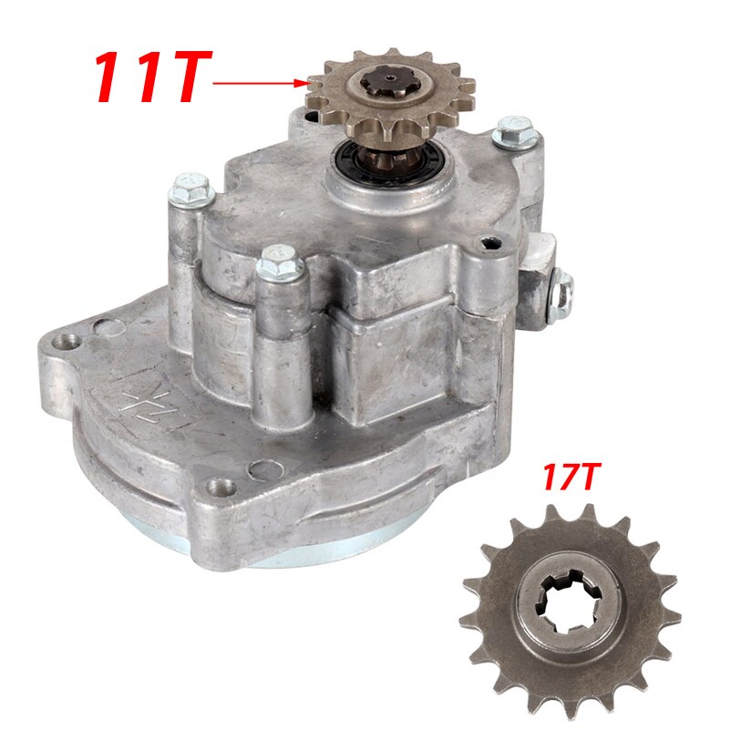 T8F 11 14 17 20 Tand Koppeling Drum Versnellingsbak Tandwiel 33cc 43cc 49cc Ty Hengel Ii Go Kart Mini moto Dirt Bike Scooter Xtreme: 11T Box and 17T Gear