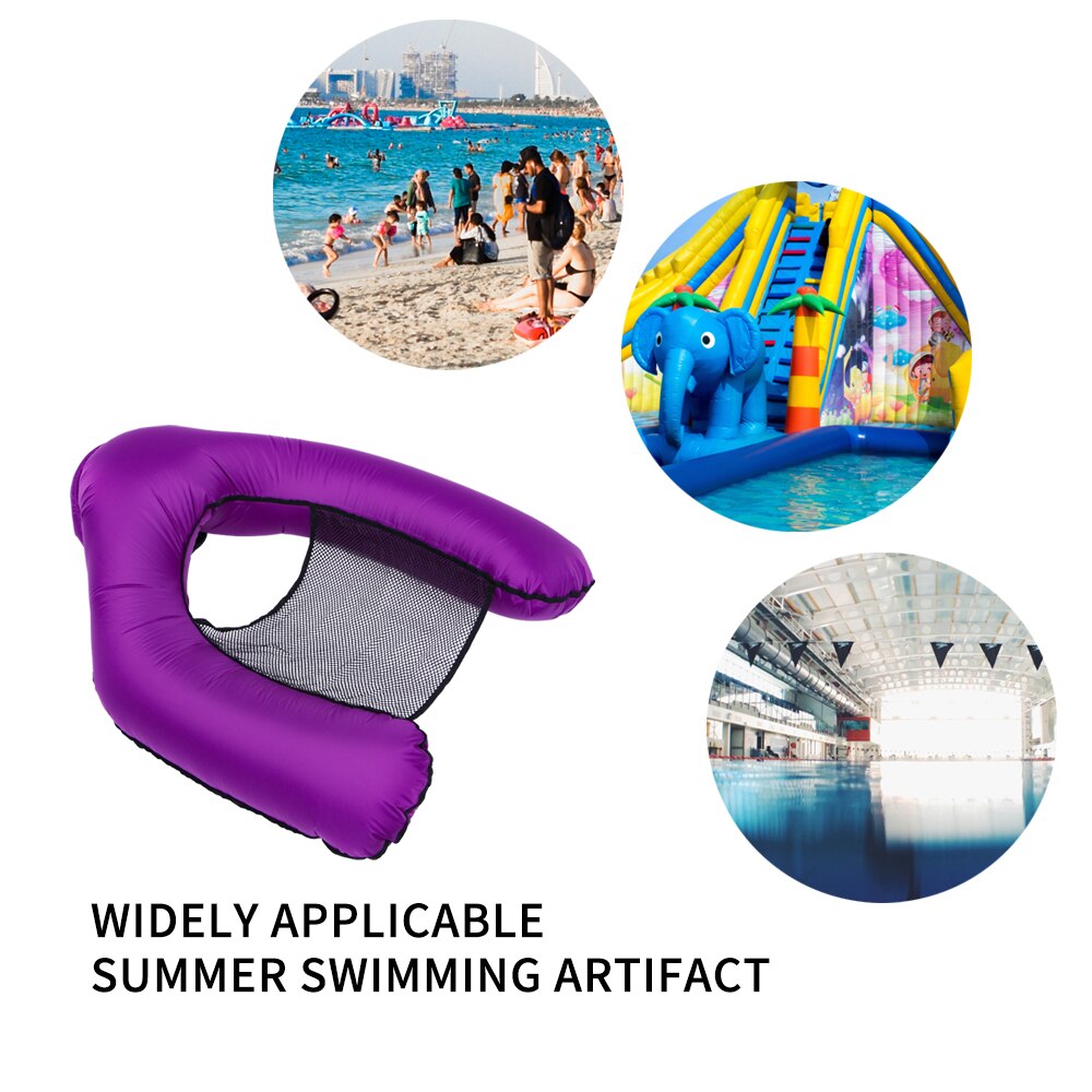 Wasserhängematte, aufblasbare schwimmmatratze, schwimmring, poolparty-spielzeug, liegebett zum schwimmen