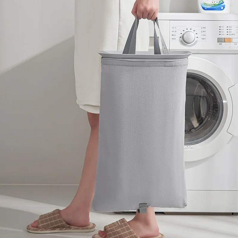 Mir de Rangement en Tissu Pliable de Style Japonais, pour Vêtements Sales, Compartiment à illant Domestique avec Couvercle