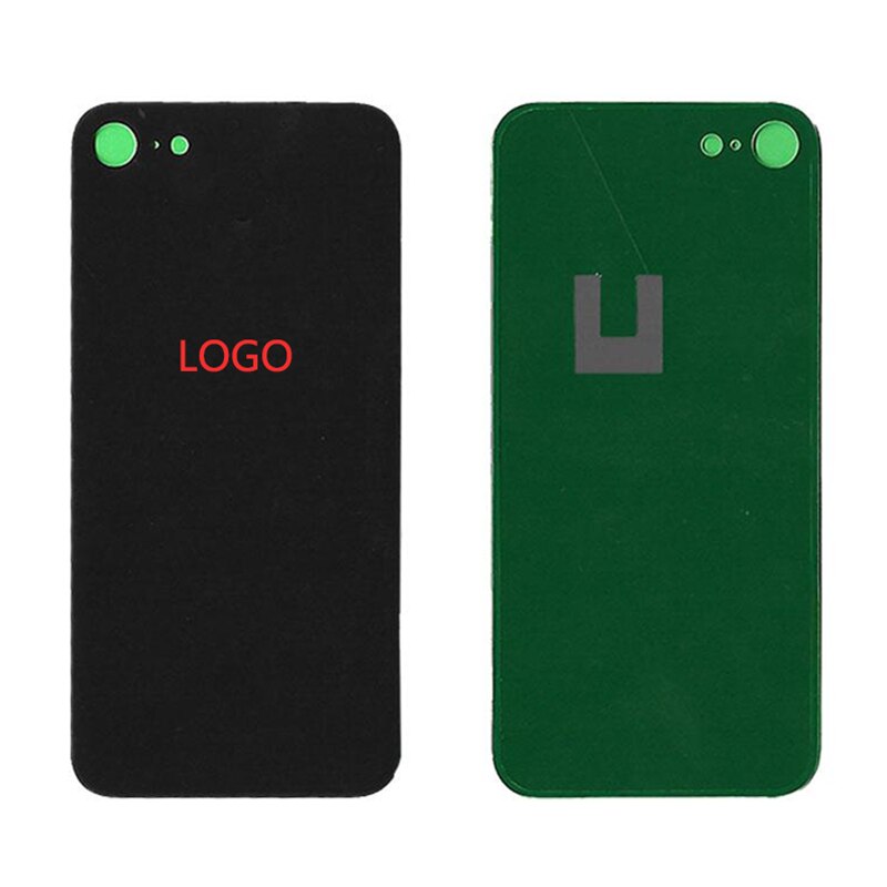 For iphone 8G 8Plus brand original large hole battery door glass back cover shell+adhesive sticker