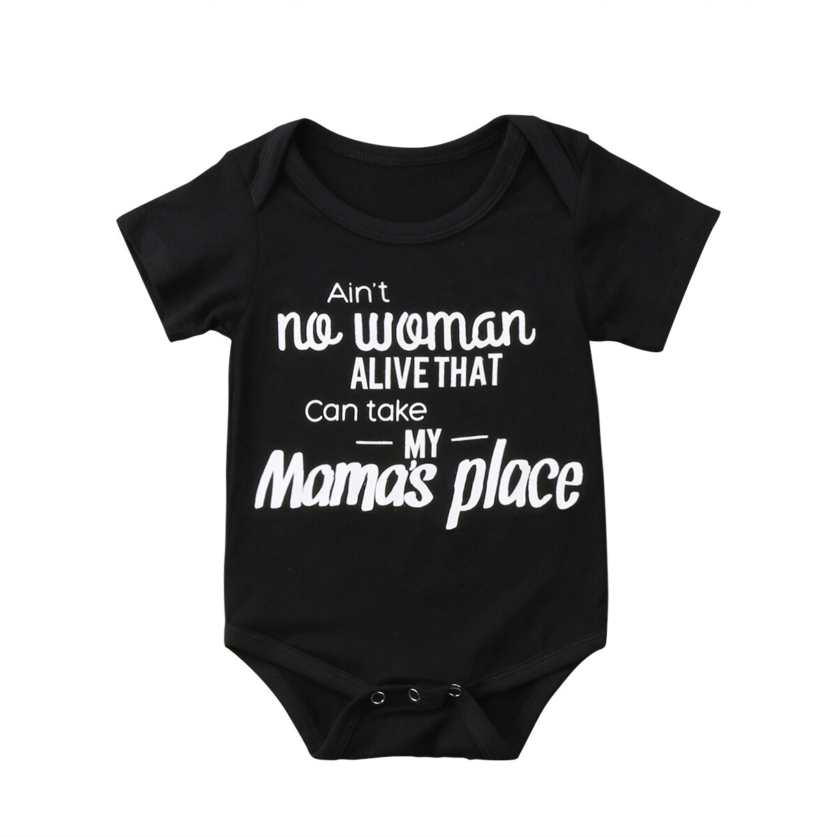 Recién Nacido bebé niños algodón mono letra manga corta mono ropa traje