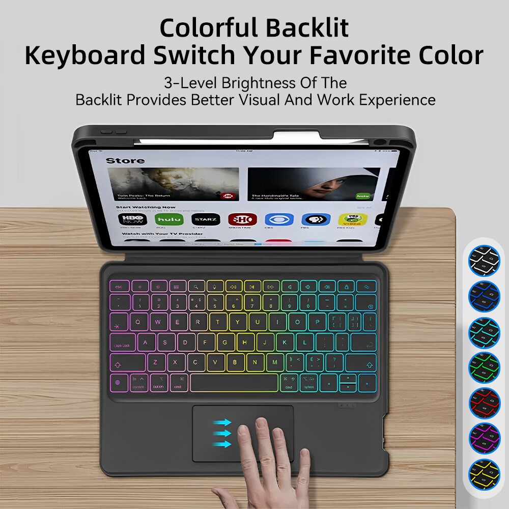 Magic Keyboard Case voor HUAWEI Matepad SE 11 inch HUAWEI MatePad 11.5 S 2025 Afneembare Backlight Toetsenbord Cover