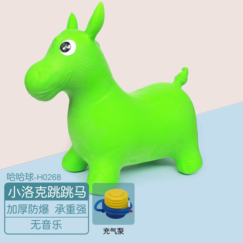 BBSKY Music Bouncy Horse Hopper Inflatable Jumping Horse Bouncing Animal Toys for Kid Toys Animal Riding Toys C20: 10