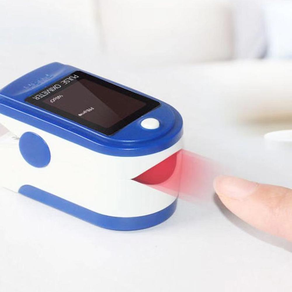 Digital Blood Oxygen Saturation Monitor Tool OLED Finger Pulse Oxygen Heart Rate Meter Portable Finger Clip Pulse Oximeter