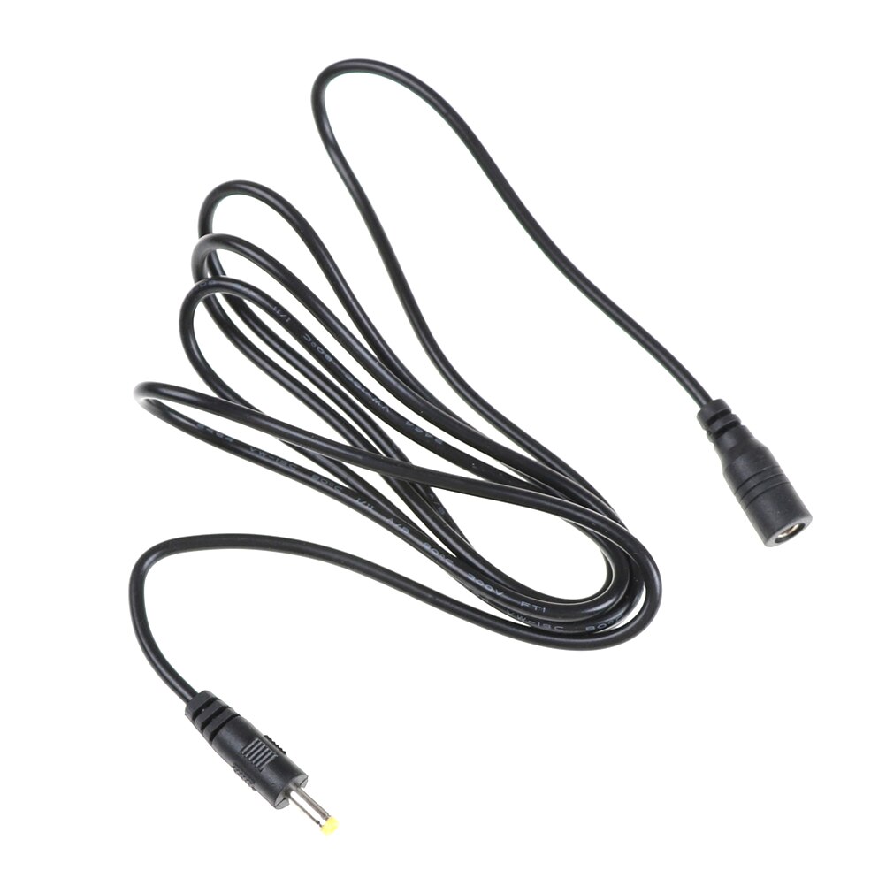 4mm X 1.7mm DC Power Connector Jack Adapter Female + Male Extension Cable Plug 150cm