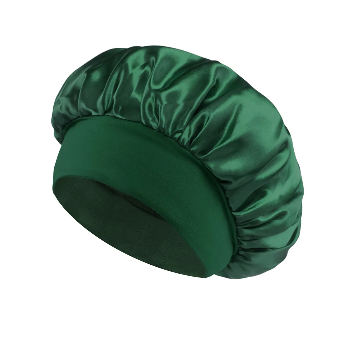 Cappello da notte solido in raso elastico contralto 1 pz Cuffia per la cura dei capelli Berretto da notte Multi-colore riutilizzabile Accessori per cuffia da notte per la casa delle donne: Viola