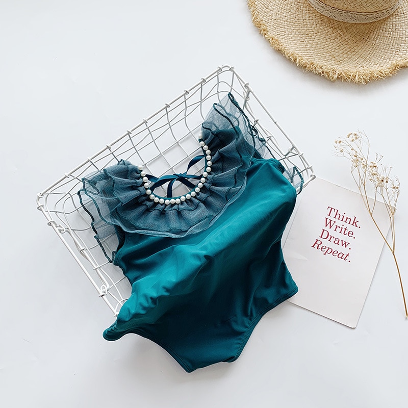 Baby piger badedragt flæse baby badetøj perle til piger børn piger bikini strand soldragt sommer småbørn badedragt