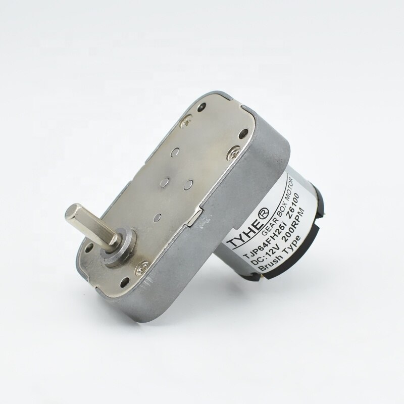 Verified Supplier Offer 64*38mm micro size 12v 24v high torque dc gear motor with dual shaft gearbox for smart home