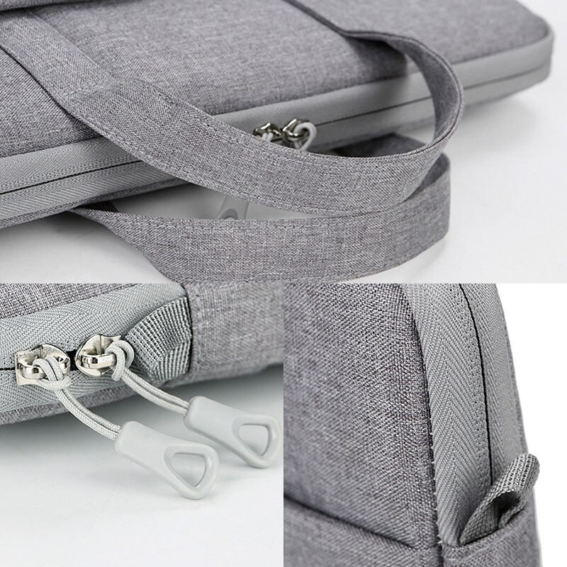 Men Women Laptop Shoulder Bag Laptop Sleeve Bag Dust-proof Laptop Bag Solid Color Notebook Bag Waterproof Cover Macbook Case