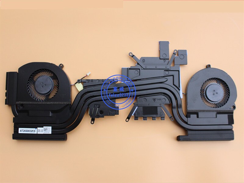 Nuova Ventola di Raffreddamento DELLA CPU/Dissipatore di Calore per dell Alienware 15 R4 GTX1080 1080 6VKKX per esempio75070S1-C260-S9A per esempio75070S1-C270-S9A 5V 0.4A radiatore