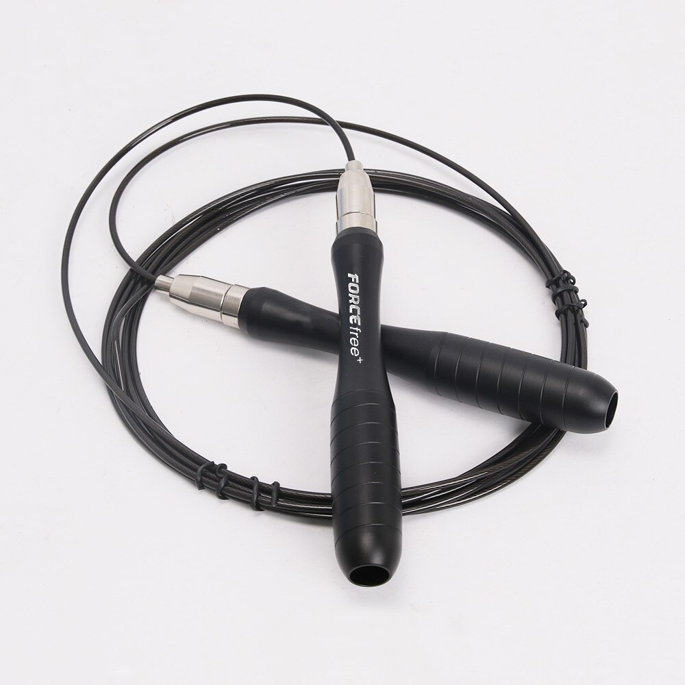 Speed Jump Rope Self-locking Weighted 360 Dergee Spin Workout for Double Unders Exercise WOD Outdoor MMA Boxing Training: BLACK