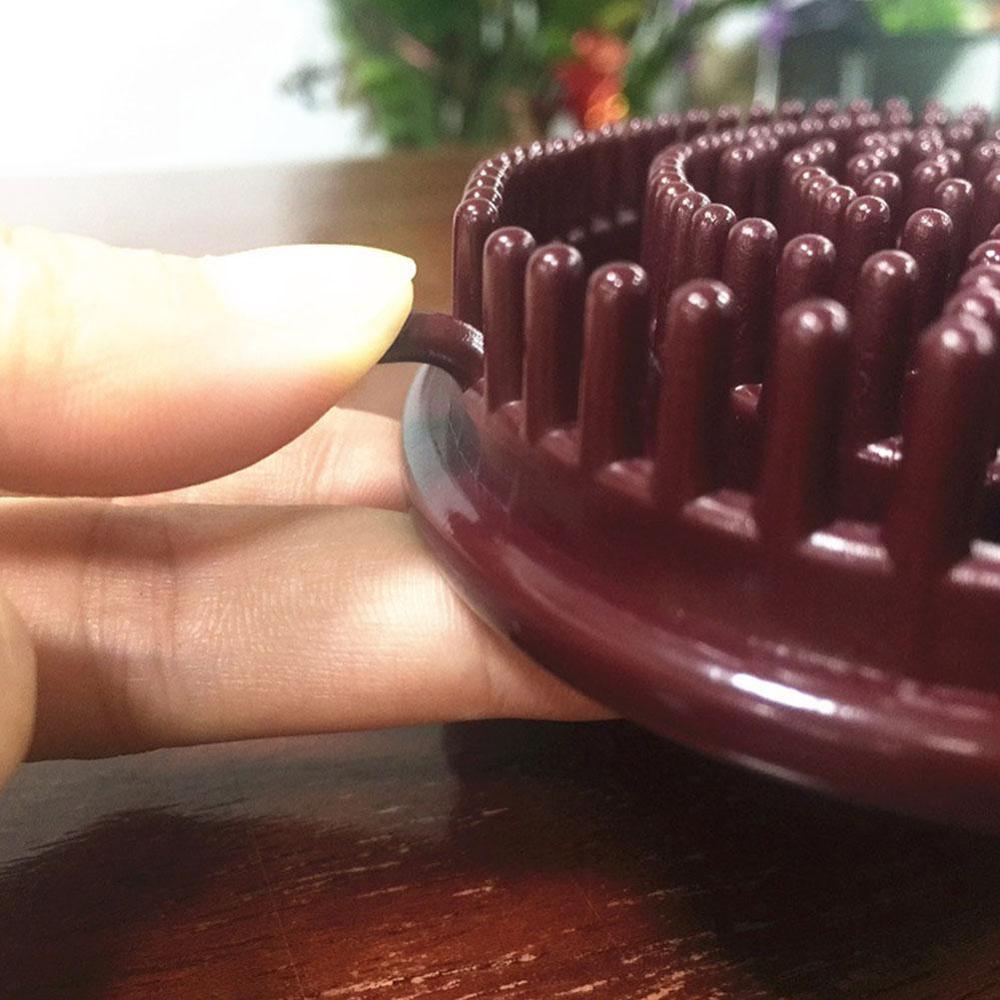 Zachte cellulitis lichaamsmassage borstel handschoen anti-cellulitis doucheborstel ontspannende afslankscrub hoofdhuid wassen bad spa shampoo  w0 m 7