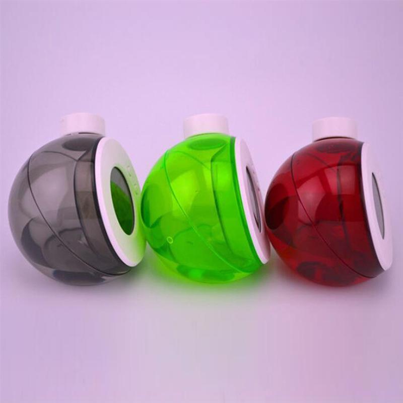 1pc Water Energy Clock LED Display Clock Water Jar Clock Eco-Friendly Clock No Battery Include (Red Black Green Blue)