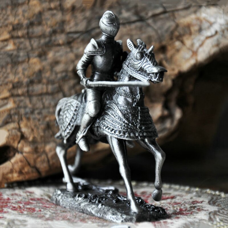 Classical European Tin Soldier The Medieval Knight Of Temple Classic Knights Figurines Man GY45
