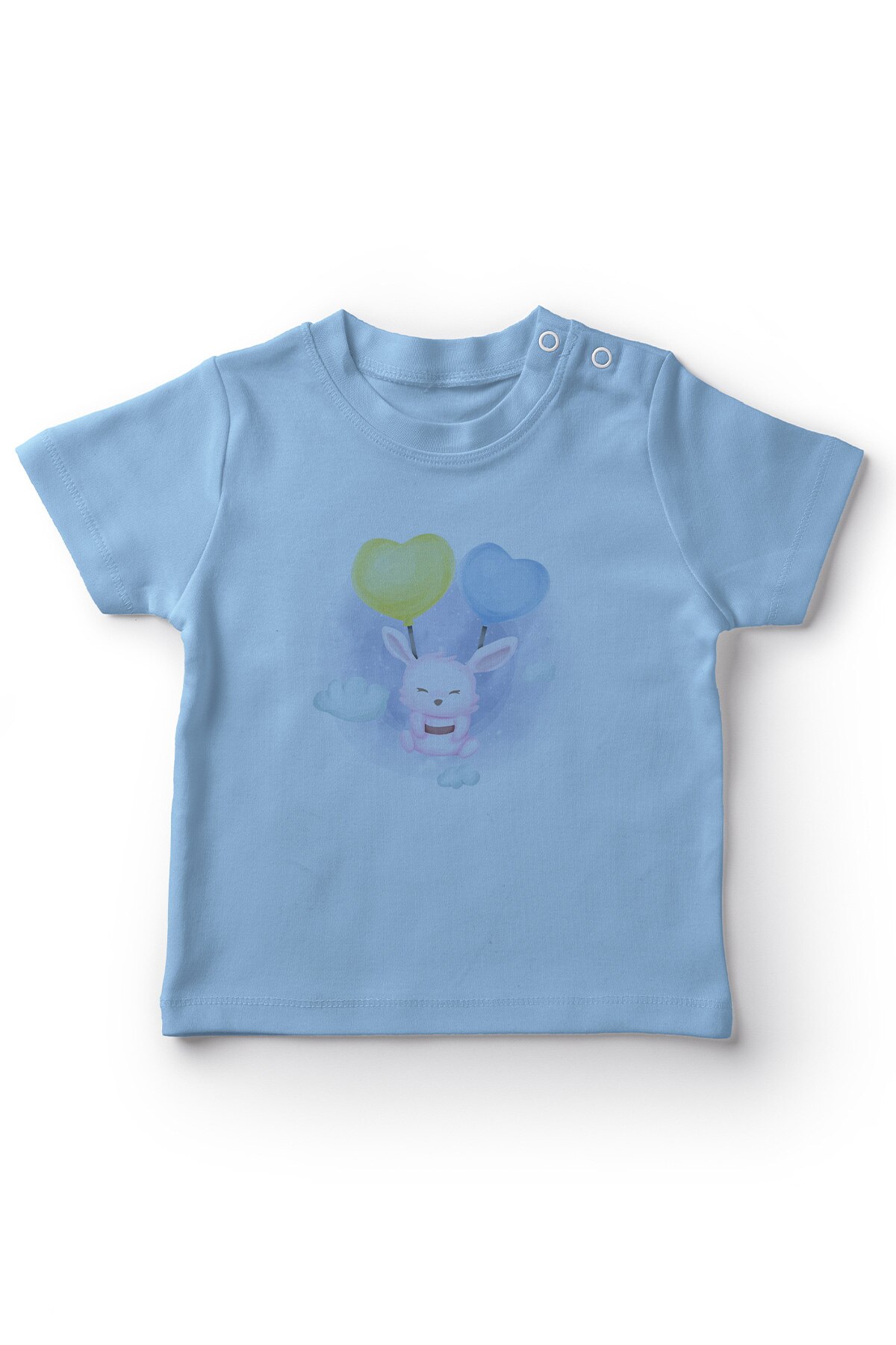 Angemiel Baby Zoete Konijn Baby Boy T-shirt Blauw