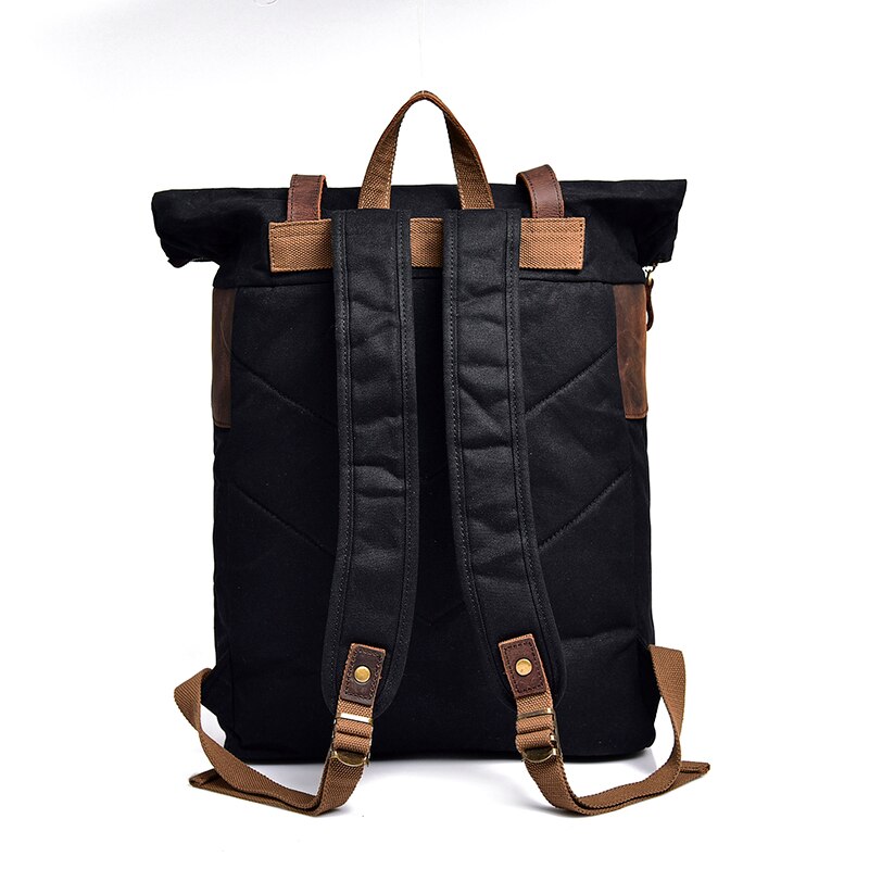 Retro Canvas Rugzak Voor Mannen Schoudertas Grote Capaciteit Rugzak Multifunctionele Leisure Bergbeklimmen Zak