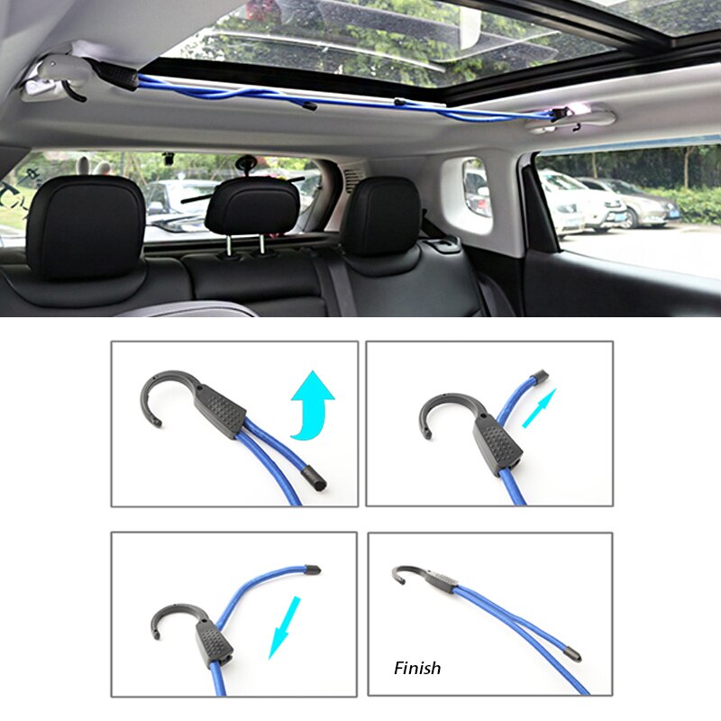Atreus bil justerbar muti-funksjon camping hjemme klessnor for nissan qashqai citroen  c4 c5 c3 chevrolet cruze peugeot