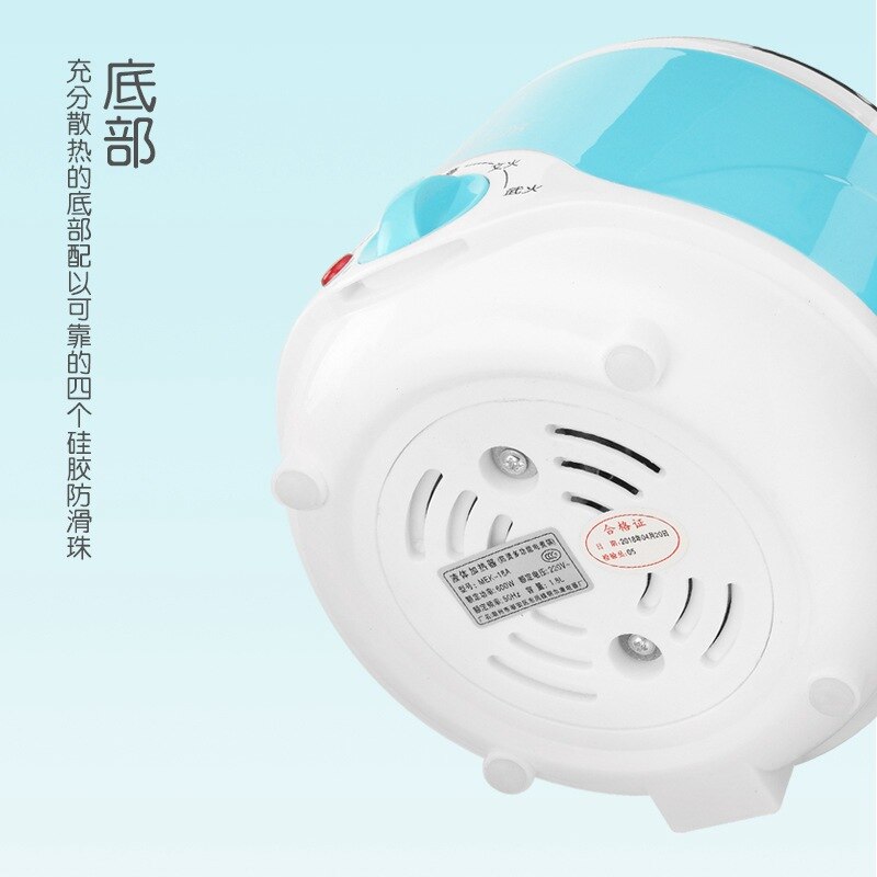 Mini Electric Multi Cooker Multifunctional 304 Stainless Steel Mini Electric Pot Soup Maker Student Pot Cooker Noodle Cooker