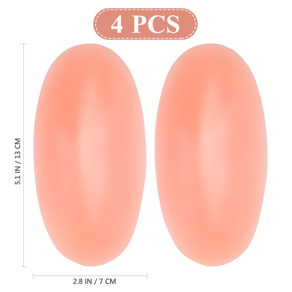 Healifty 2 Pairs Shoulder Pads Detachable Soft Shoulder Push-up Pads Shoulder Enhancer for Slippery Shoulders Narrow Shoulders (