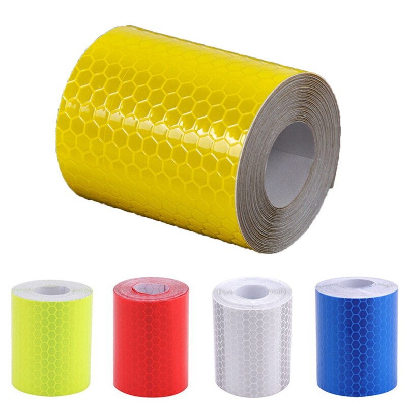 Auto motorfiets folie baby auto sticker veiligheids reflecterende strip sticker 5*100cm auto-styling zelfklevende waarschuwingstape