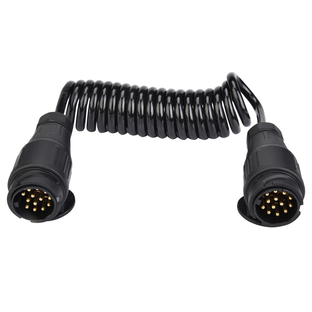 Europa 13 Pin Trailer Plug Bedrading Lente Kabel Connector Adapter voor Trailer Caravan om power trailer of caravan verlichting
