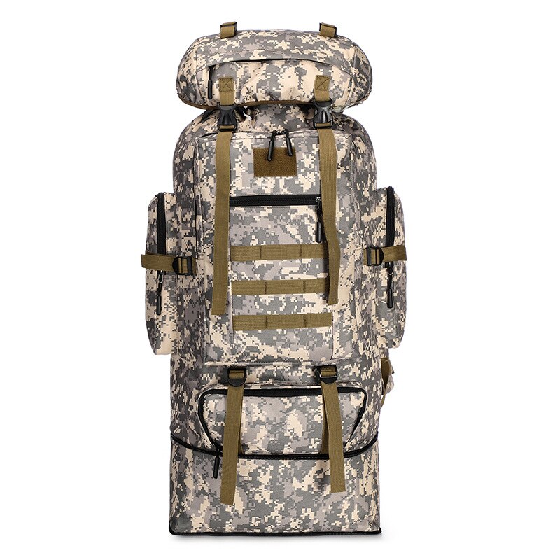 Fengtu 100L Grote Wandelen Klimmen Rugzakken Camouflage Softback Rugzak Voor Mannen En Vrouwen Sport Tassen Camping Reizen Rugzak