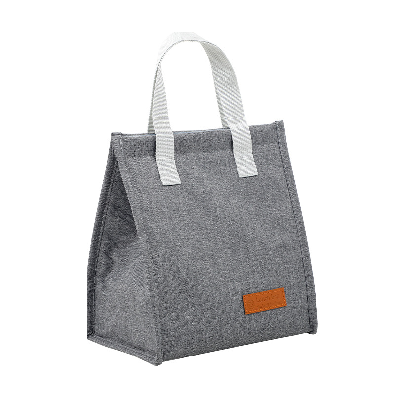 Large Capacity Square Thermal Lunch Bags Portable Cooler Bag Insulated Food Bags for Work School Picnic Bento Bags with Zipper: Yellow