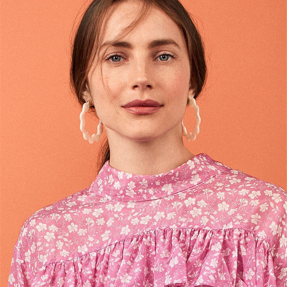 Acrylic Resin Green Leaves Dangle Earring For Women Tortoiseshell Geometry Acetate Party Dangle Earring Jewelry