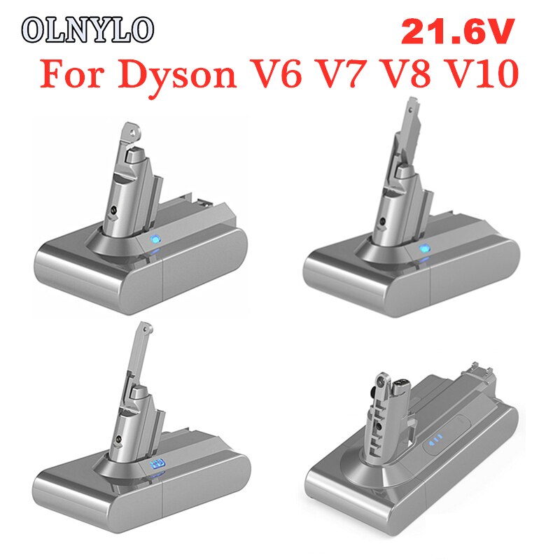 21.6V 4000Mah Oplaadbare Batterij Voor Dyson V6 V7 V8 V10 Batterij DC58 DC59 DC61 DC62 DC74 SV09 SV07 SV04 Stofzuiger Batterij