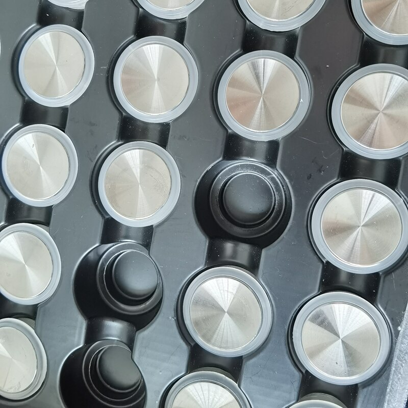 10pcs BR27C XIZI OTIS Elevator Push Button parts Red Blue Light