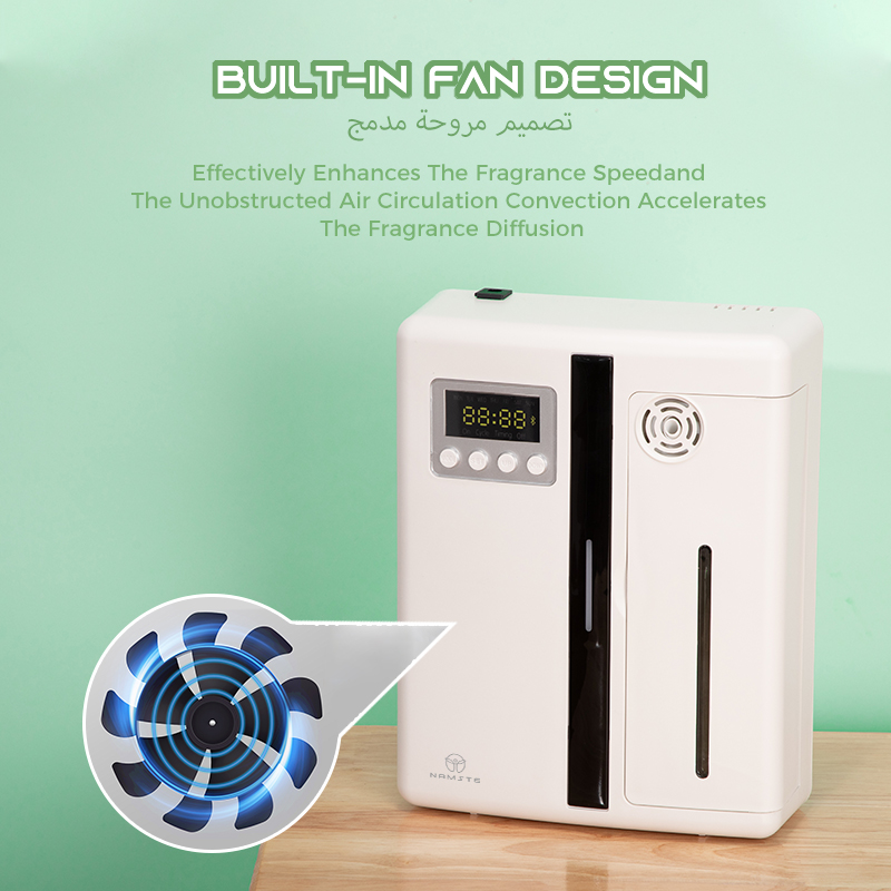 Machine d'aromathérapie murale STE Bluetooth, désodorisant d'hôtel, diffuseur d'huiles essentielles, ventilateur intégré, maison électrique, décor de pièce