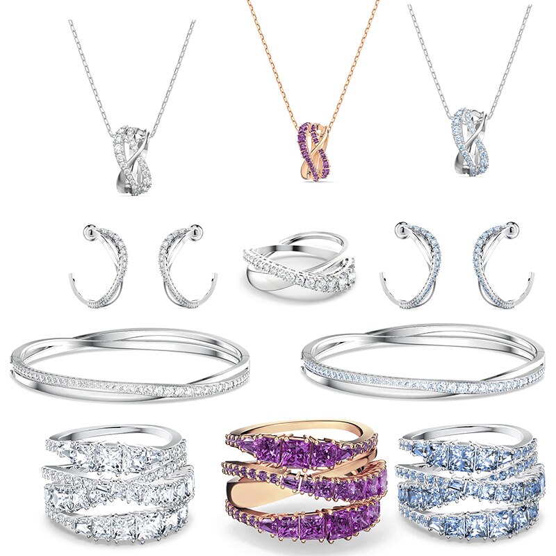 dames bijoux exquis torsion bijoux accessoires ensemble bijoux de fête filles